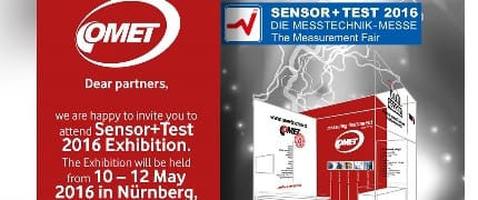 Navštívte nás na SENSOR+TEST2016