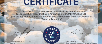 COMETEO  - Testované na Antarktíde