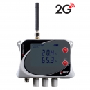 IoT bezdrôtový teplotný dátový zapisovač pre 4 externé sondy so vstavaným 2G modemom