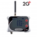 IoT bezdrôtový datalogger teploty a relatívnej vlhkosti s konektorom pre ďalšiu teplotnú sondu, so vstavaným 2G modemom