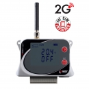 IoT bezdrôtový teplotný datalogger pre 2 externé sondy s dvoma dvojstavovými vstupmi, zabudovaným 2G modemom a paušálnou SIM kartou