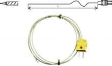 Termočlánková "K" drôtová sonda, GD700, s konektorom, 4 metre