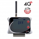 IoT bezdrôtový štvorkanálový datalogger s počítacími a binárnymi vstupmi, so zabudovaným 4G modemom a IoT SIM kartou
