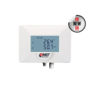 Snímač až pre dve digitálne sondy teploty a vlhkosti alebo CO2, výstup na Ethernet a napájanie PoE