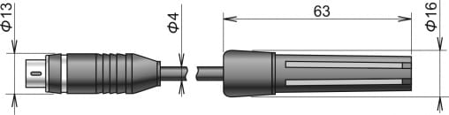 Digitálna sonda teploty/vlhkosti DIGIS/M-2, konektor MiniDin, kábel 2 metre