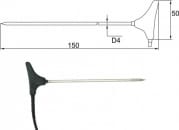 Vpichovacia sonda 2091-250/M, konektor MiniDin, kábel 5 metrov